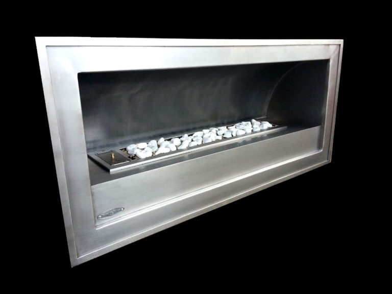 SS VF Flat Surround fireplce